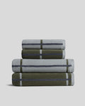 2+2 Organic Plush Bath Bundle - Thyme Windowpane