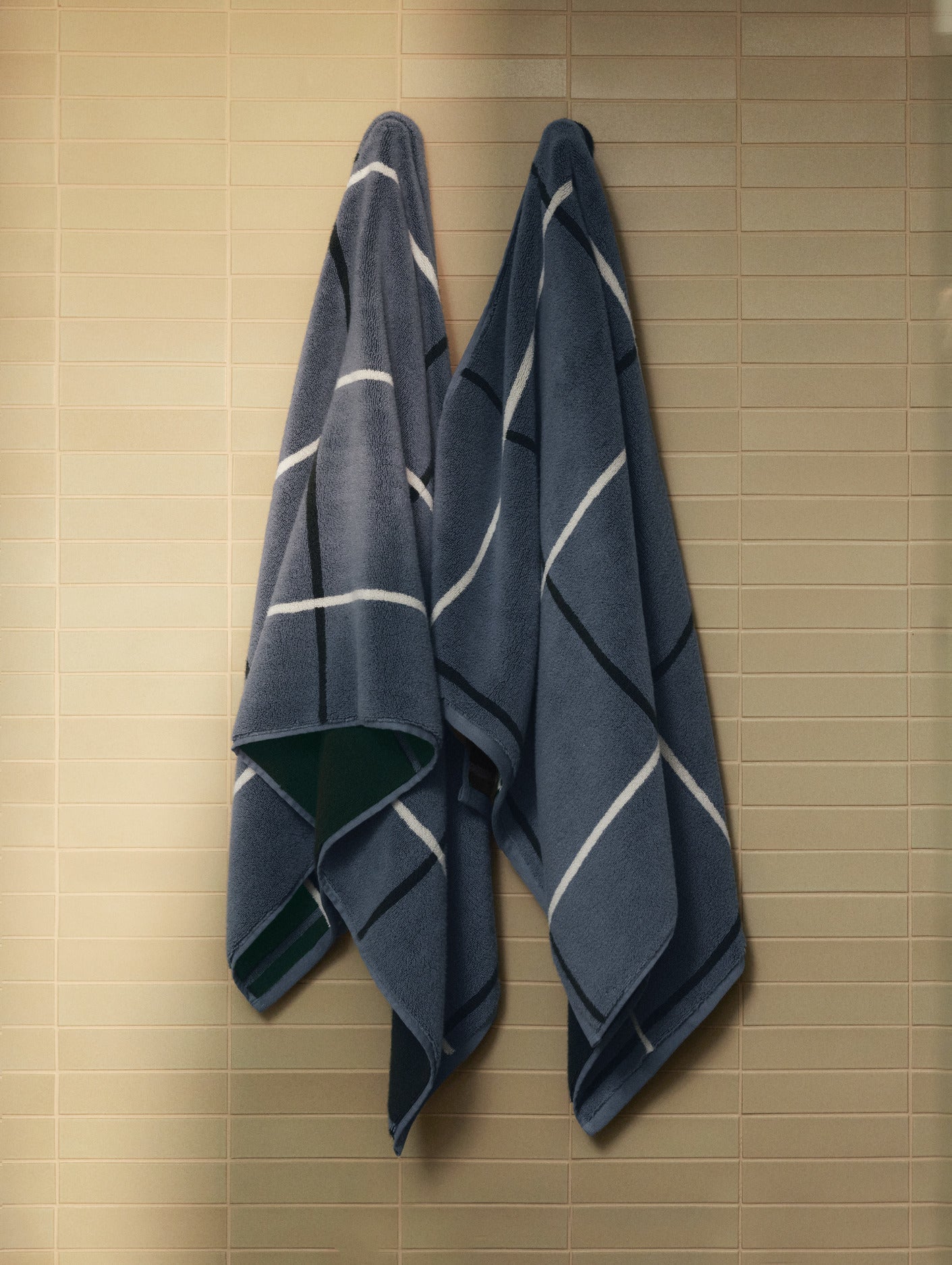2+2 Organic Plush Bath Bundle - Dusk Windowpane
