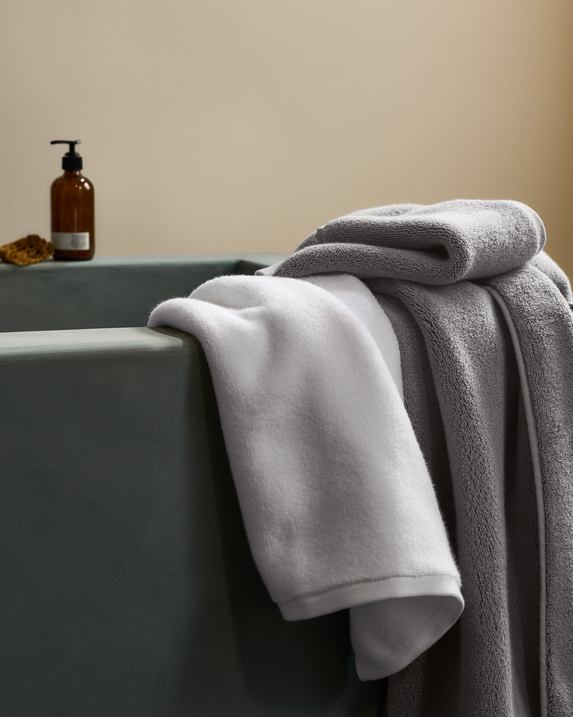 2+2 Organic Plush Bath Bundle - Pebble
